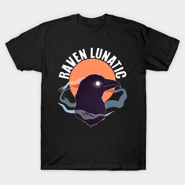 Raven Lunatic T-Shirt by Psitta